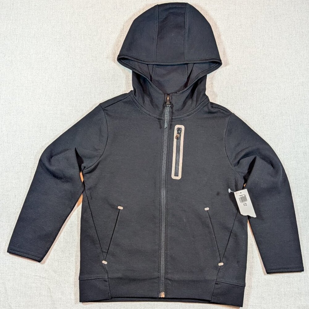 Old Navy Dynamic Fleece Zip Black Hoodie